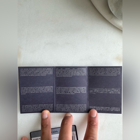 Black PRADA nylon cross body bag unisex - Picture 5 of 9